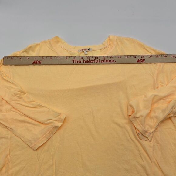NWOTS Light orange sundry long sleeve tshirt - Picture 6 of 10